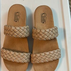 Cliffs Braided Tan Sandals